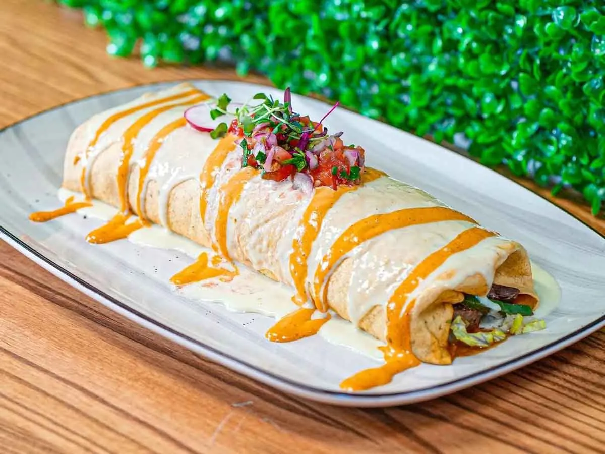 Crafted burrito
